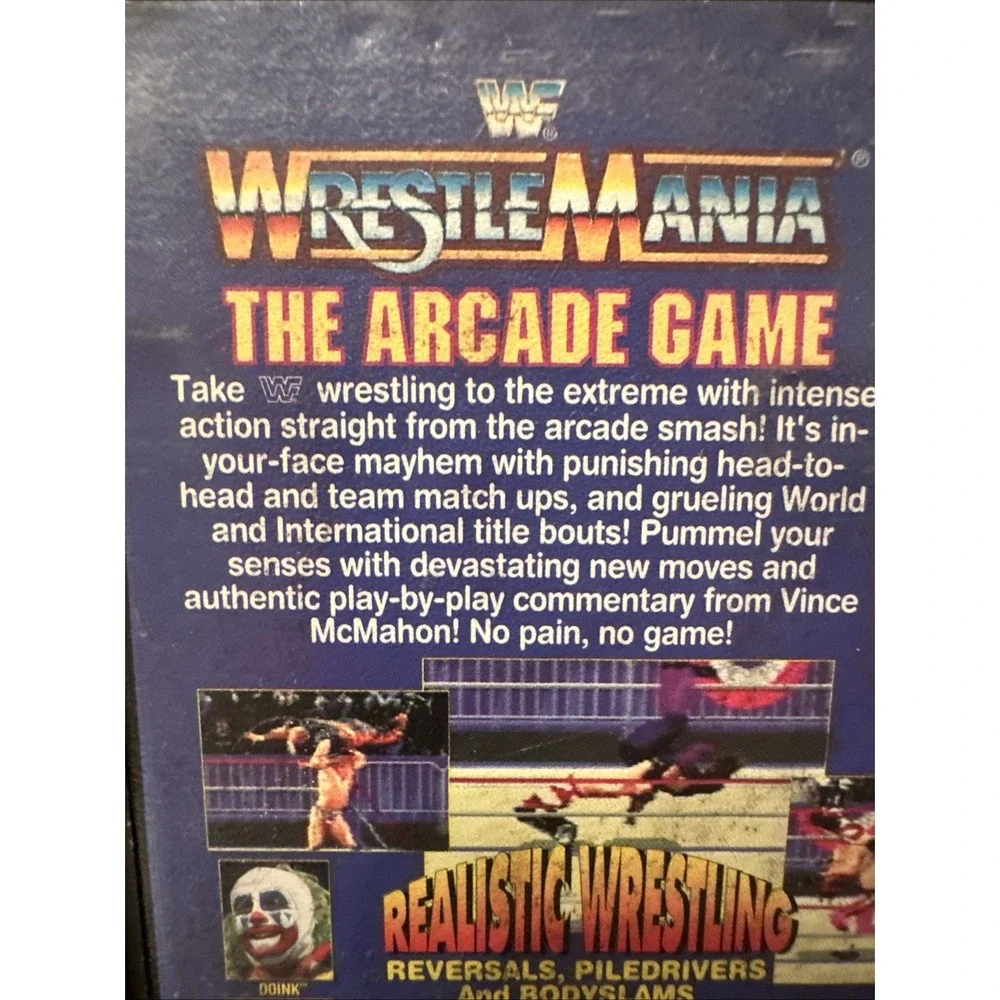WWF WrestleMania: The Arcade Game (Sega Genesis, 1995) CIB